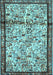 Persian Light Blue Traditional Rug, tr2708lblu
