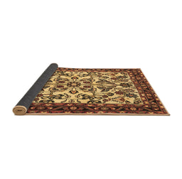 Sideview of Animal Brown Traditional Rug, tr2709brn