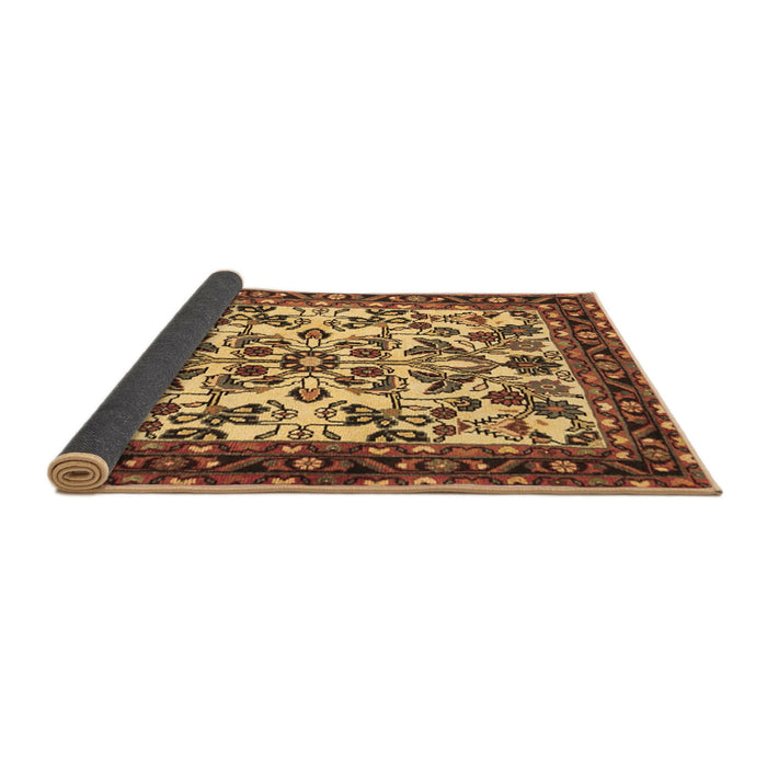 Sideview of Animal Brown Traditional Rug, tr2709brn