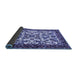 Sideview of Animal Blue Traditional Rug, tr2709blu