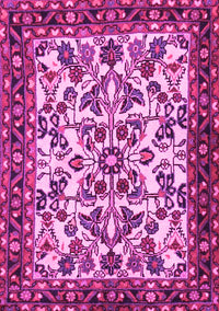 Animal Pink Traditional Rug, tr2709pnk