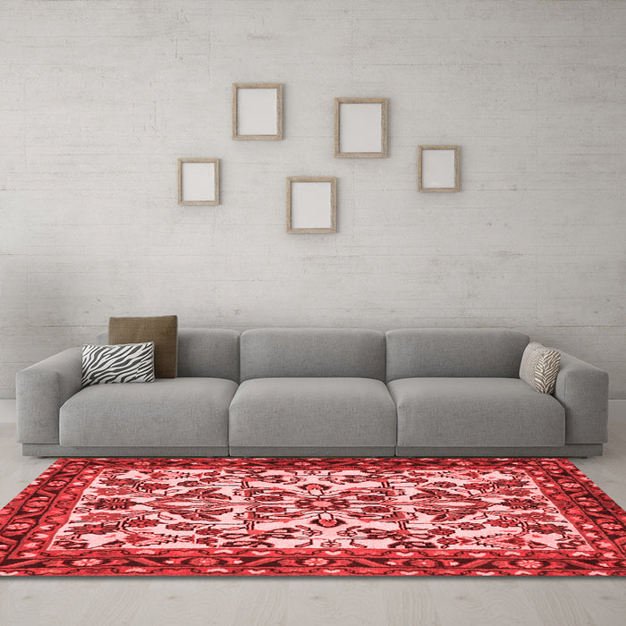 Traditional Red Washable Rugs