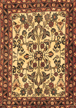 Animal Brown Traditional Rug, tr2709brn