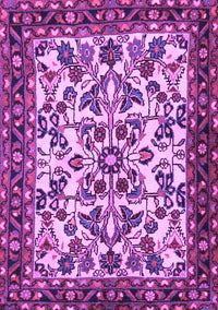 Animal Purple Traditional Rug, tr2709pur