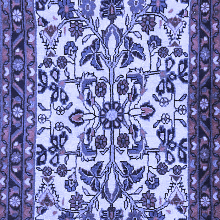 Machine Washable Animal Blue Traditional Rug, wshtr2709blu