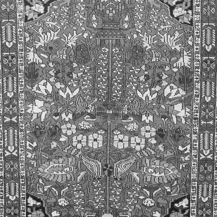 Serging Thickness of Machine Washable Animal Gray Traditional Rug, wshtr270gry