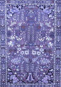 Animal Blue Traditional Rug, tr270blu