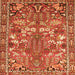 Serging Thickness of Animal Orange Traditional Rug, tr270org