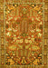 Animal Yellow Traditional Rug, tr270yw