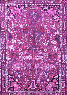 Animal Purple Traditional Rug, tr270pur