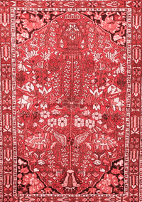 Animal Red Traditional Rug, tr270red