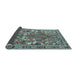 Sideview of Animal Light Blue Traditional Rug, tr270lblu