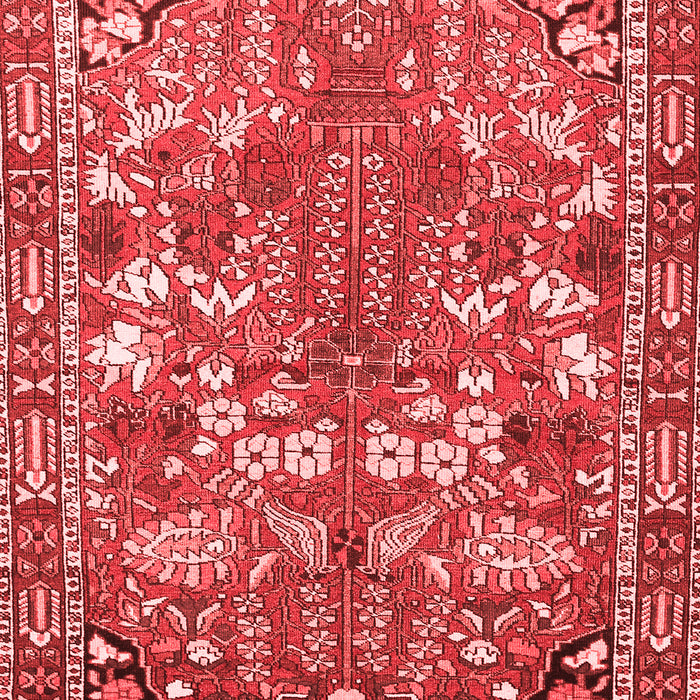 Machine Washable Animal Red Traditional Rug, wshtr270red
