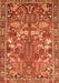 Animal Orange Traditional Rug, tr270org