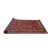 Sideview of Traditional Dark Almond Brown Persian Rug, tr271