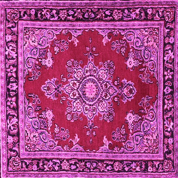 Square Persian Pink Traditional Rug, tr2710pnk