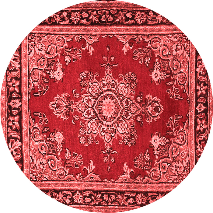 Machine Washable Persian Red Traditional Rug, wshtr2710red