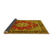 Sideview of Persian Yellow Traditional Rug, tr2710yw