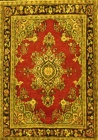 Persian Yellow Traditional Rug, tr2710yw