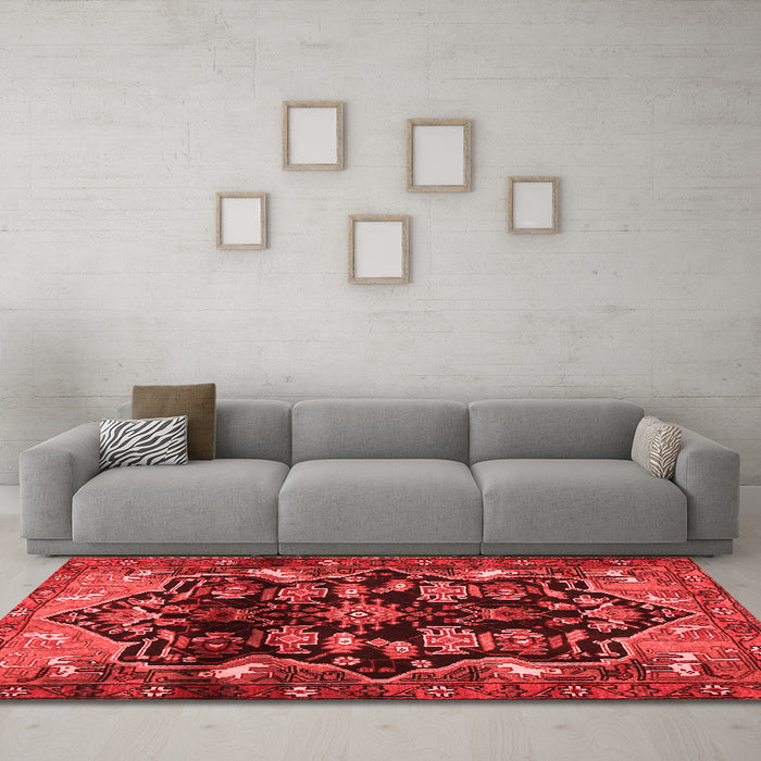 Traditional Red Washable Rugs