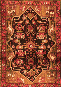 Persian Orange Traditional Rug, tr2711org