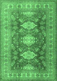 Persian Emerald Green Traditional Rug, tr2712emgrn