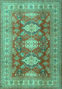 Persian Turquoise Traditional Rug, tr2712turq