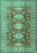 Persian Turquoise Traditional Rug, tr2712turq