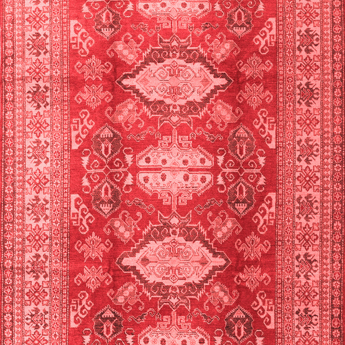 Machine Washable Persian Red Traditional Rug, wshtr2712red