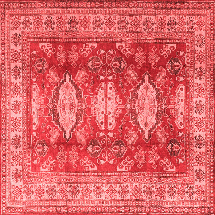 Machine Washable Persian Red Traditional Rug, wshtr2712red