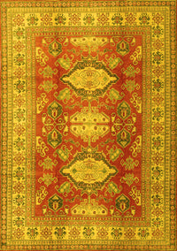 Persian Yellow Traditional Rug, tr2712yw