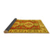 Sideview of Persian Yellow Traditional Rug, tr2713yw