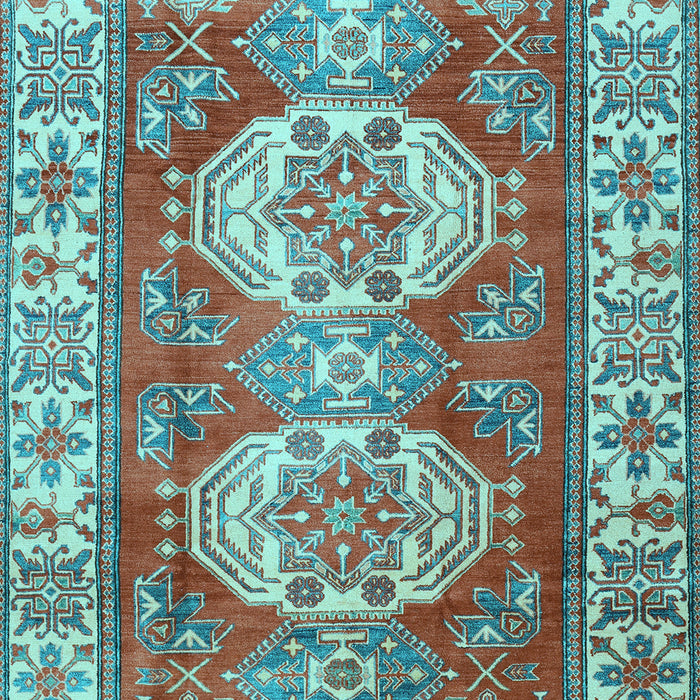 Machine Washable Persian Light Blue Traditional Rug, wshtr2713lblu