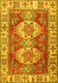 Persian Yellow Traditional Rug, tr2713yw
