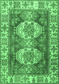 Persian Emerald Green Traditional Rug, tr2713emgrn