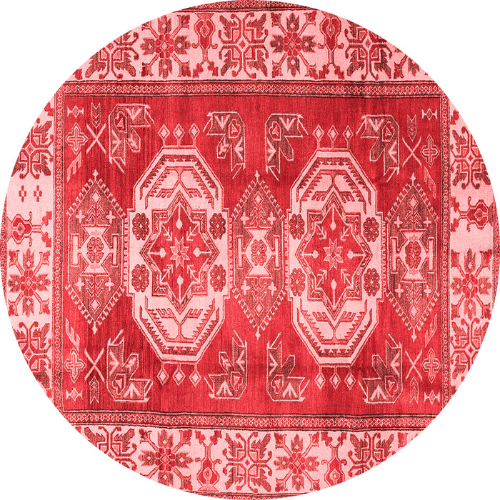 Machine Washable Persian Red Traditional Rug, wshtr2713red
