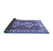 Sideview of Persian Blue Traditional Rug, tr2713blu