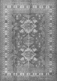 Geometric Gray Traditional Rug, tr2715gry