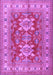 Geometric Purple Traditional Rug, tr2715pur