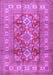 Geometric Purple Traditional Rug, tr2716pur