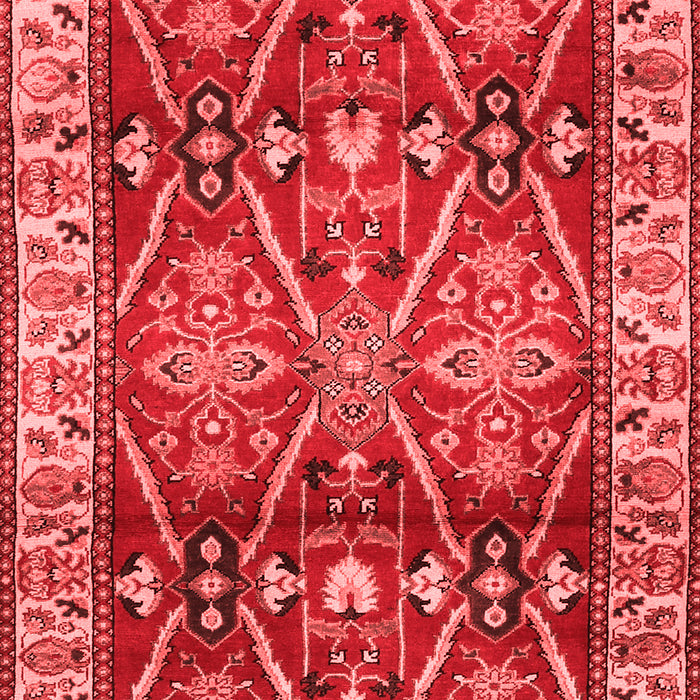 Geometric Red Traditional Area Rugs