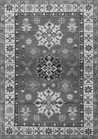 Geometric Gray Traditional Rug, tr2718gry