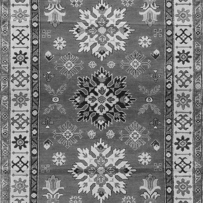 Geometric Gray Traditional Rug, tr2718gry