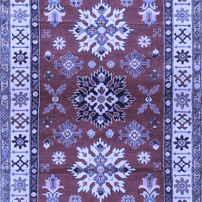Geometric Blue Traditional Rug, tr2718blu