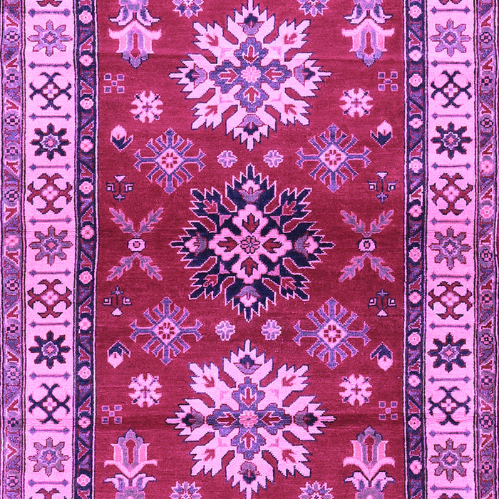 Geometric Purple Traditional Rug, tr2718pur