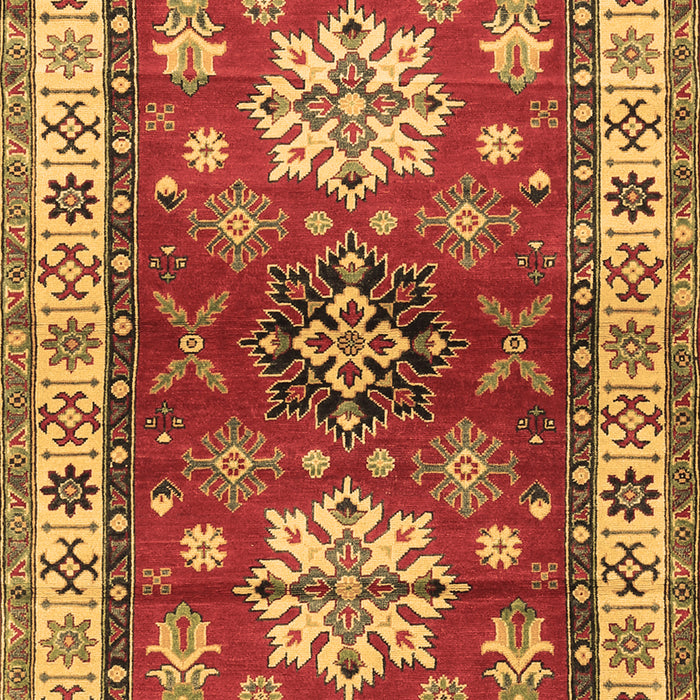 Geometric Brown Traditional Rug, tr2718brn