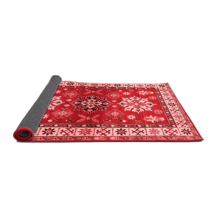 Geometric Red Traditional Area Rugs