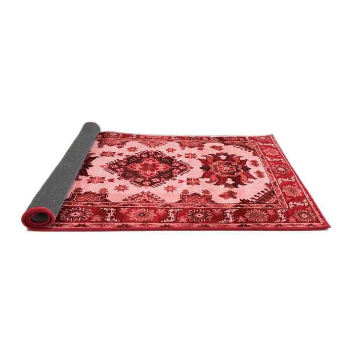 Geometric Red Traditional Area Rugs