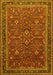 Machine Washable Persian Yellow Traditional Rug, wshtr271yw