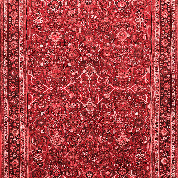 Machine Washable Persian Red Traditional Rug, wshtr271red